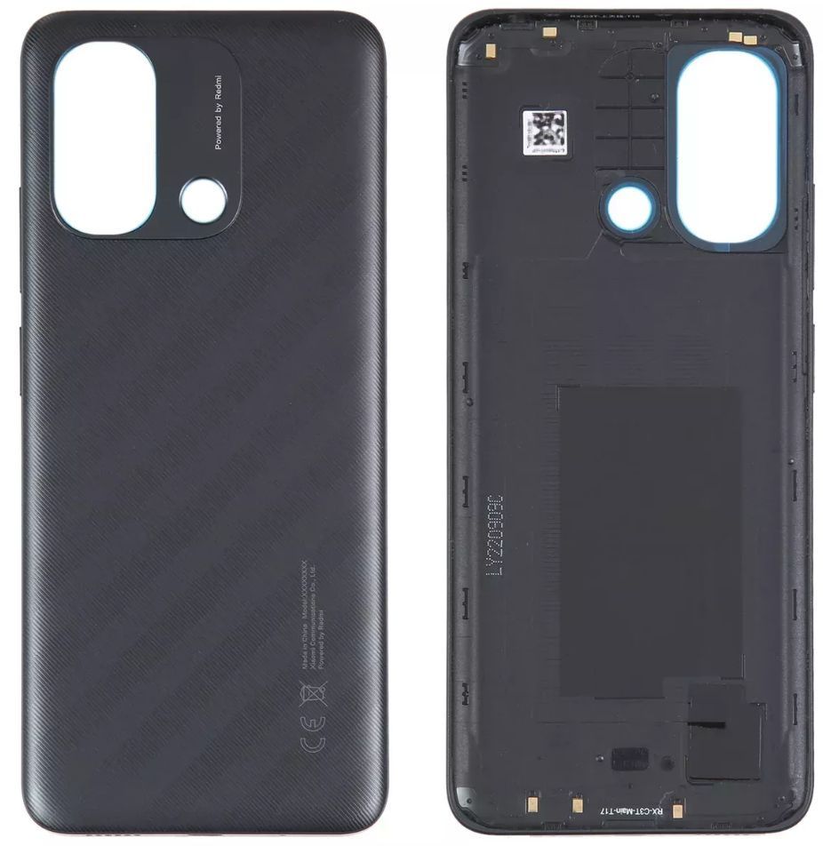 Задняя крышка для Xiaomi Redmi 12C серая 28874 фото