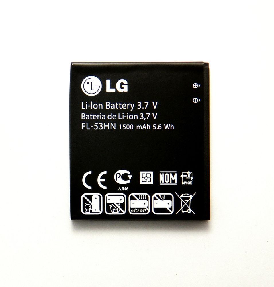 Аккумулятор LG FL-53HN дляLG P920 Optimus 3D, P990 Optimus 2X, P999 Optimus G2x 04116 фото