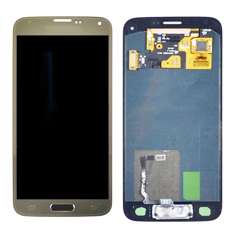 Дисплей для Samsung G800H, G800F Galaxy S5 mini золотой Оригинал Китай 05983 фото