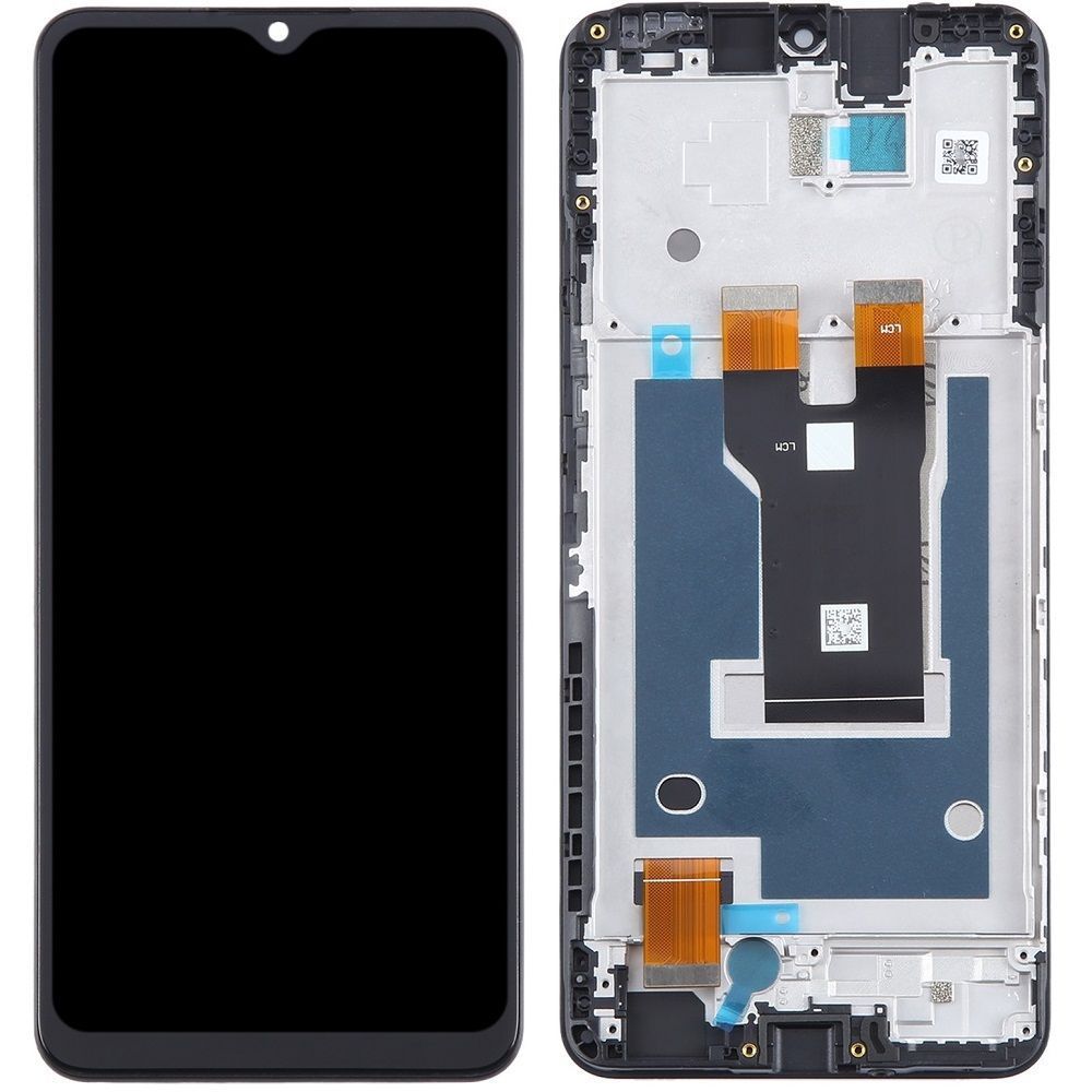 Дисплей для ZTE Blade A73 5G з рамкою чорний 31155 фото