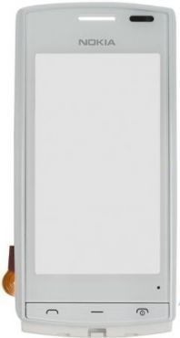 Сенсор (тачскрин) Nokia 500 и рамкой белый 01526 фото