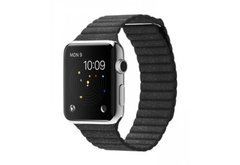 Ремешок для смарт-часов Apple Watch 42/44mm Leather Loop Black 14685 фото