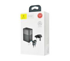 Сетевое зарядное устройство Baseus Duke Universal Travel Charger (EU+UK+US) (CCALL-GJ01) черный 20368 фото