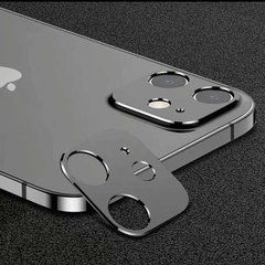 Ударопрочное защитное стекло камеры для Apple iPhone 12, 2.5D, черное 22706 фото