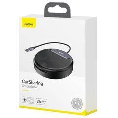 Кабель Baseus Car Sharing Station 3в1 3А (CAHUB-FX01) черный 20461 фото