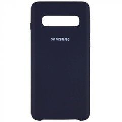 Чехол силиконовый Silicone Case для Samsung G975F S10 Plus (2019) Midnight Blue 17946 фото