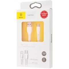 Кабель Baseus Tough Series Type-C 2A (1 метр) (CATZY-B02) белый 20379 фото