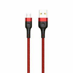 Кабель Jellico A4 microUSB 1m 3A Red 24123 фото