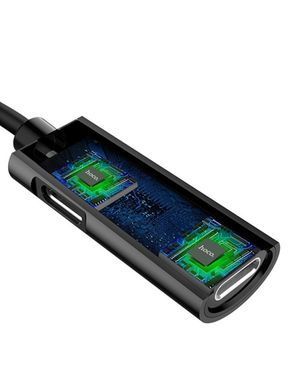 Адаптер (переходник) Hoco LS18 Dual Lightning Digital Audio Converter 17499 фото