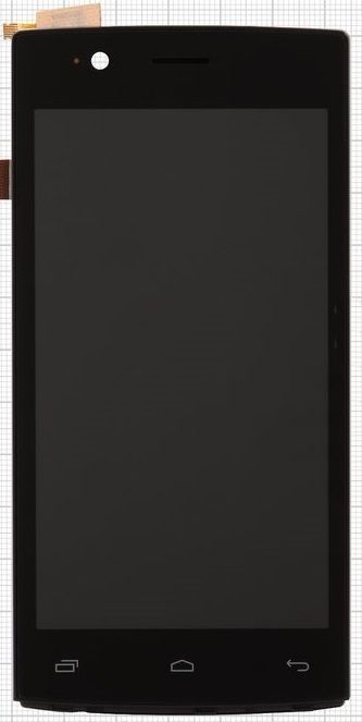 Дисплей для Fly FS451 Nimbus 1 с рамкой черный Оригинал Китай 05913 фото