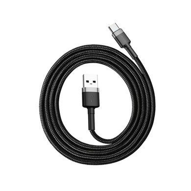 Кабель Baseus Cafule Cable Type-C 3A (1m) Black (CATKLF-BG1) 15943 фото