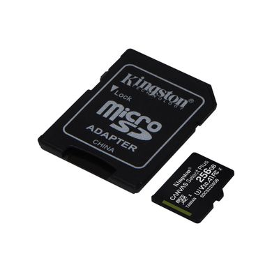 Карта пам'яті microSDXC (UHS-1) Kingston Canvas Select Plus 256Gb class 10 А1 (R-100MB/s) (adapter SD) 27861 фото