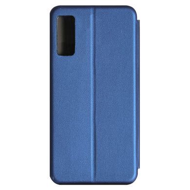 Чехол-книжка Premium Case под кожу Samsung A415F A41 (2020) синий 18103 фото
