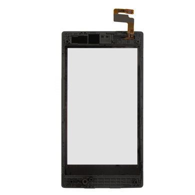 Сенсор (тачскрин) Nokia Lumia 520, Lumia 525 и рамкой черный Оригинал Китай 01632 фото