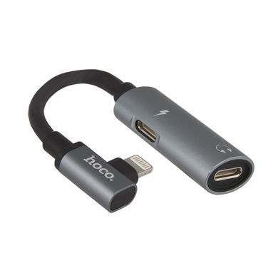 Адаптер (переходник) Hoco LS18 Dual Lightning Digital Audio Converter 17499 фото