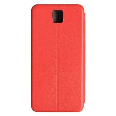 Чехол-книжка Premium Case под кожу Xiaomi Redmi Note 9S,Note 9 Pro красный 18098 фото