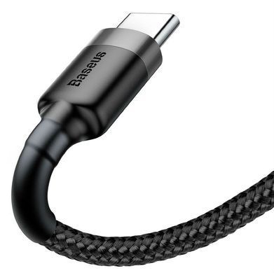 Кабель Baseus Cafule Cable Type-C 3A (1m) Black (CATKLF-BG1) 15943 фото