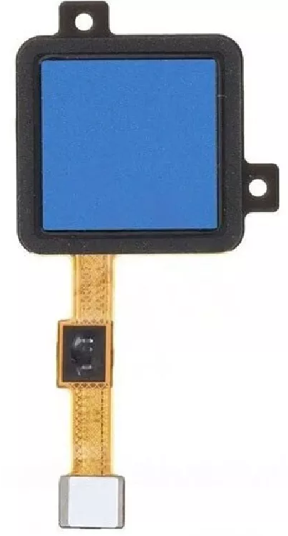 Шлейф для ZTE Blade A51 із сканером відбитка пальця синій 28549 фото