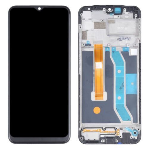 Дисплей для Realme C11, Realme С15, Narzo 30A з рамкою чорний, версія FPC-HTF065H093-A3, Оригінал Китай 26445 фото