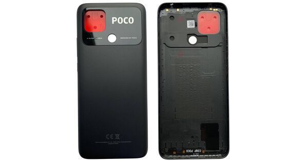 Задняя крышка для Xiaomi Poco C40 черная 12328 фото