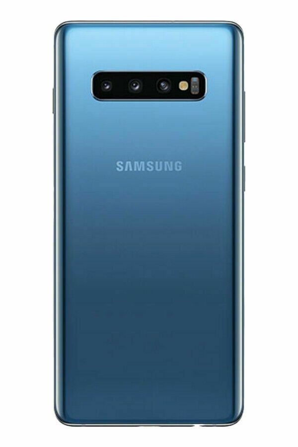 Задняя крышка для Samsung G975F Galaxy S10 Plus синяя, со стеклом камеры 24431 фото