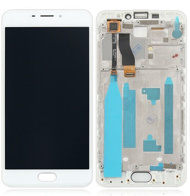 Дисплей для Meizu M5 Note M621 с рамкой белый 09765 фото