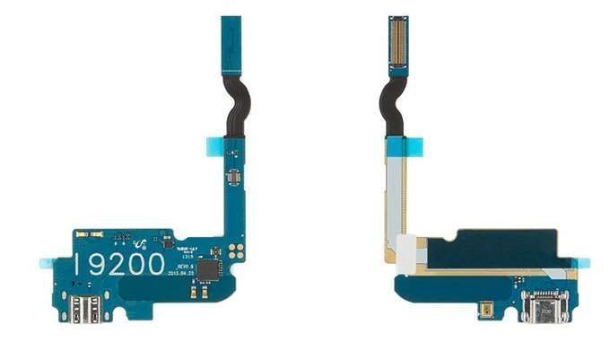 Нижняя плата для Samsung i9200 Galaxy Mega 6.3, i9205 с разьемом зарядки, микрофоном 09375 фото
