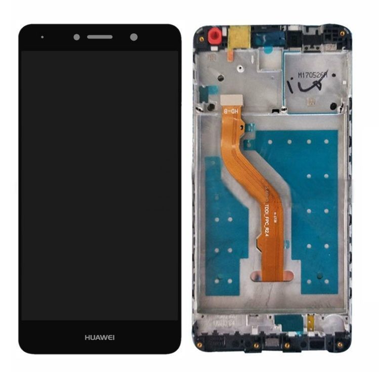 Дисплей для Huawei Y7 2017 TRT-L21, TRT-LX1 (2017), Y7 Prime 2017, Nova Lite Plus с рамкой черный 12495 фото