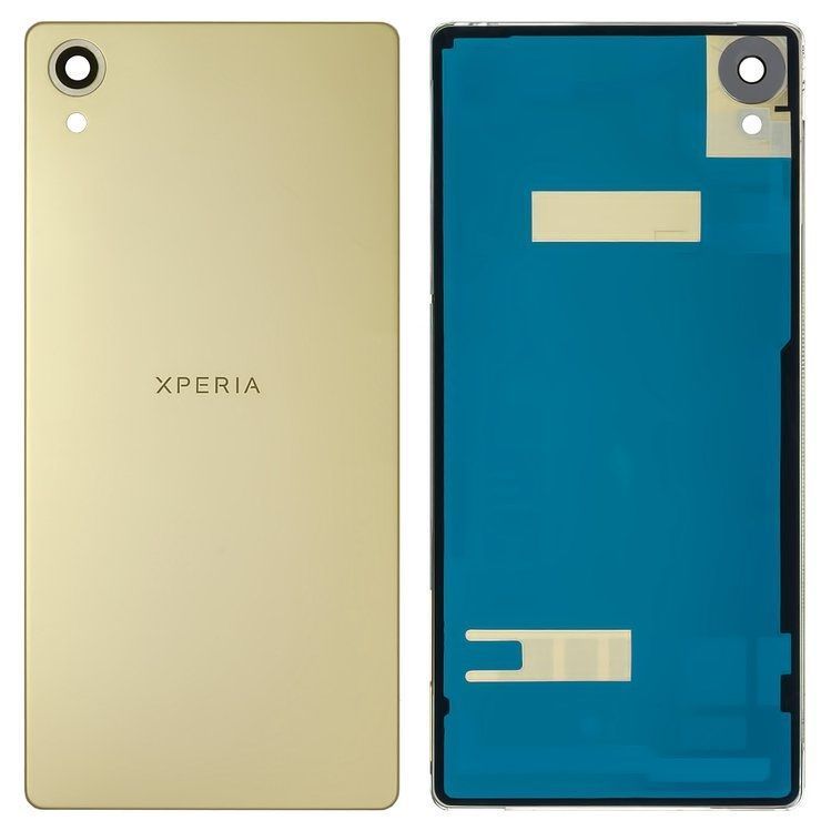 Задняя крышка для Sony F5121 Xperia X, F5122 золотистая, Lime Gold Оригинал Китай 08511 фото
