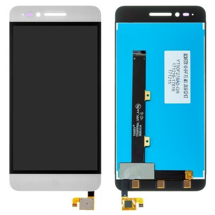 Дисплей для ZTE Blade A610, A612 белый 11816 фото