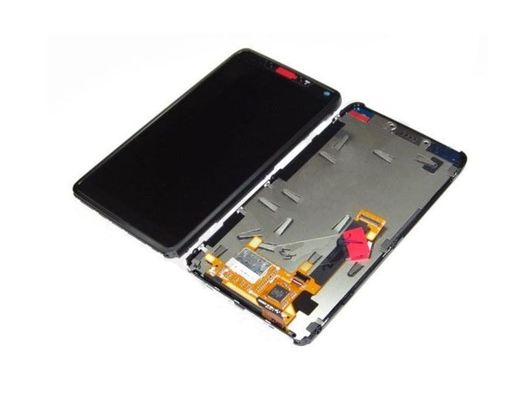 Дисплей для Motorola XT890 Razr i з рамкою чорний 04621 фото