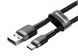 Кабель Baseus Cafule Cable Type-C 3A (1m) Black (CATKLF-BG1) 15943 фото 2