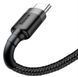 Кабель Baseus Cafule Cable Type-C 3A (1m) Black (CATKLF-BG1) 15943 фото 4