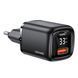 Мережевий зарядний пристрій Usams Digital Display CC152 T46 USB, Type-C, 33W Black 26713 фото 2