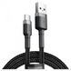 Кабель Baseus Cafule Cable Type-C 3A (1m) Black (CATKLF-BG1) 15943 фото 1
