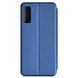 Чехол-книжка Premium Case под кожу Samsung A415F A41 (2020) синий 18103 фото 2