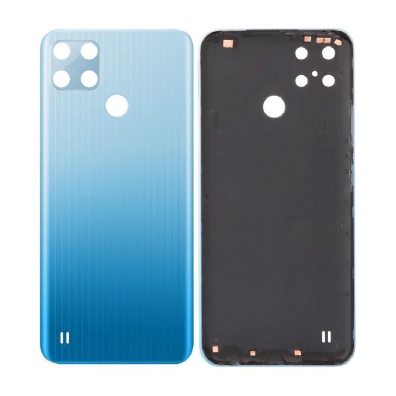 Задняя крышка Realme C25Y RMX3265, RMX3268, RMX3269 голубая, Glacier Blue 33526 фото