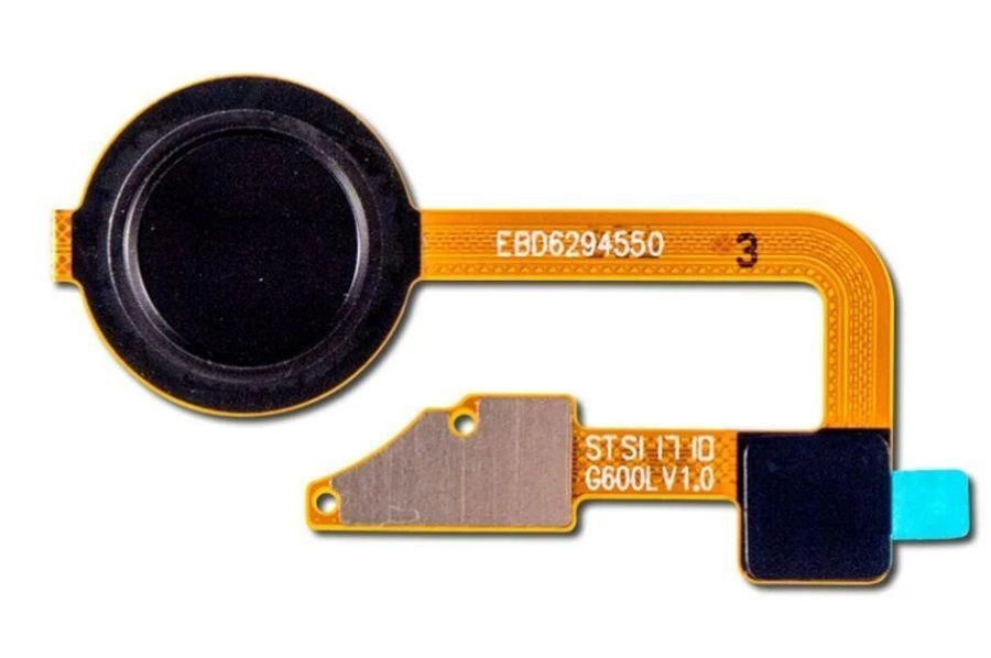 Шлейф LG H870 G6 с кнопкой меню (Home), черного цвета 23215 фото