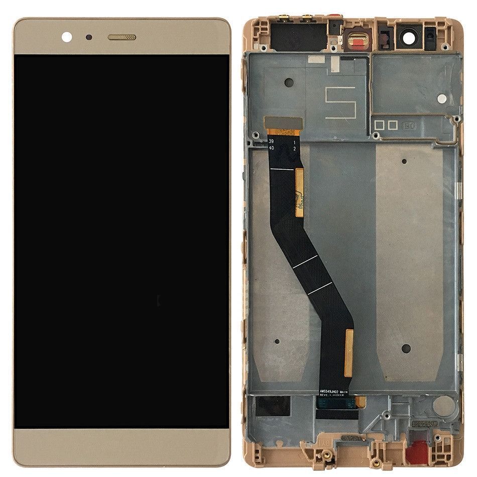 Дисплей для Huawei P9 Plus (VIE-L09), P9 Plus Dual Sim (VIE-L29) з рамкою золотистий, Amoled, Оригінал Китай 06888 фото