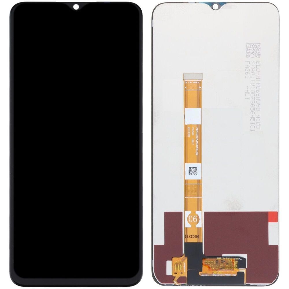 Дисплей для Oppo A15, A15s, Realme 7i (Global), Realme C11, C12, C15, Narzo 30A черный, версия p/n : FPC-HTF065H093-A0 Оригинал Китай 26293 фото
