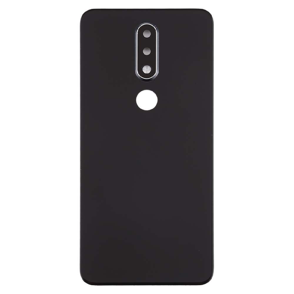 Задня кришка для Nokia 6.1 Plus TA-1083, TA-1116, TA-1103, Nokia X6 2018 TA-1099 чорна 17748 фото