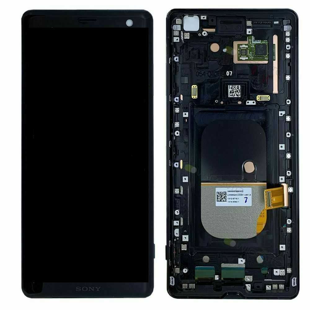 Дисплей Sony H8416 Xperia XZ3, H9436, H9493, H9496 черный, с рамкой, OLED, Оригинал Китай 21178 фото