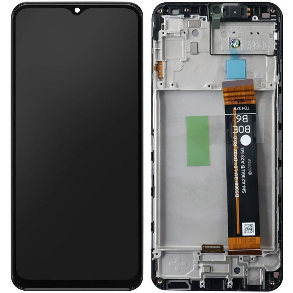 Дисплей для Samsung A236B Galaxy A23 5G с рамкой черный Оригинал Китай SM-A236U BS066FBM-L01-DK02_R0.0 29823 фото