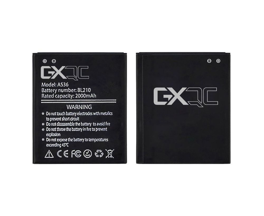 Аккумулятор GX BL210 для Lenovo S650, S658T, S820, S696, A358T, A368T, A529, A536, A606, A658T, A656, A658T, A750E, A766, A770E, A828T 2000mAh 25714 фото
