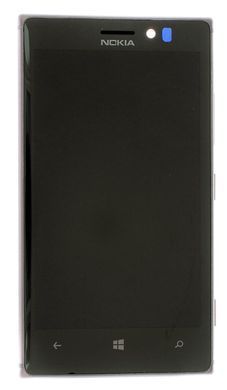 Дисплей для Nokia Lumia 925 з рамкою чорний 01473 фото