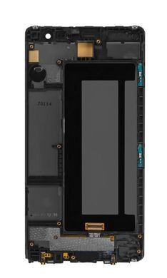 Дисплей для LG H650E Zero з рамкою чорний 08115 фото