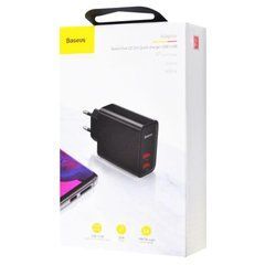Сетевое зарядное устройство Baseus Speed Dual QC3.0 30W 2USB (CCFS-E01) черный 20360 фото