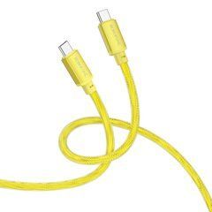 Кабель Borofone BX95 Type-C to Type-C PD 60W 1m жовтий 34126 фото