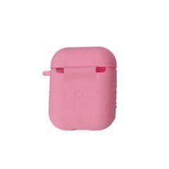 Чехол для наушников AirPods с карабином Premium Rose Pink 26974 фото