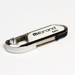 Флеш память Mibrand USB 2.0 Aligator 64Gb White 26919 фото